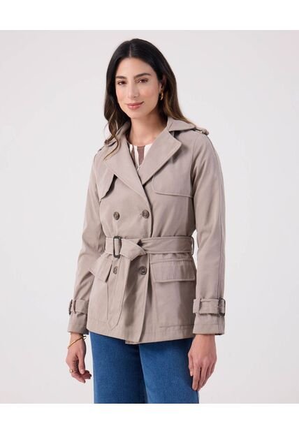 Chaqueta Para Mujer Trench Color Gris Marca Patprimo #30080567