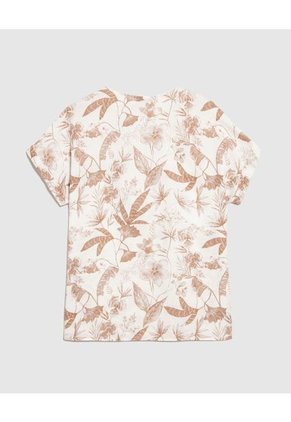 Blusa Para Mujer Manga Corta Color Beige Marca Patprimo #30123455