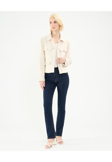 Jean Para Mujer Straight Color Azul  Marca Patprimo #30160425