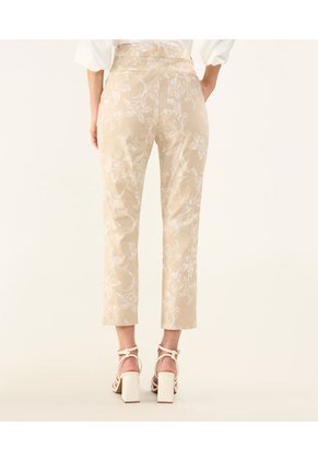 Pantalón Para Mujer Capri Color Café Claro Marca Patprimo #30071926