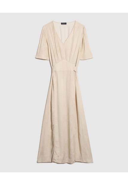 Vestido Para Mujer Manga Corta Color Beige Marca Patprimo #30171019