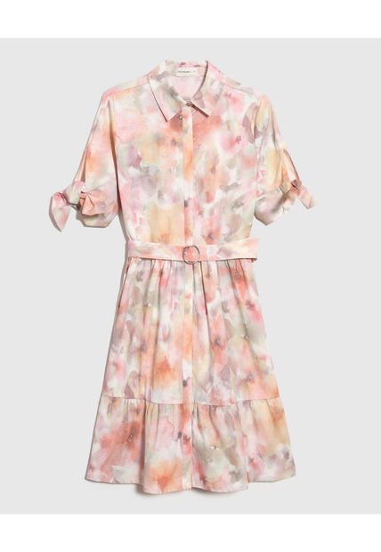 Vestido Para Mujer Manga Corta Color Rosa Marca Patprimo #30171010