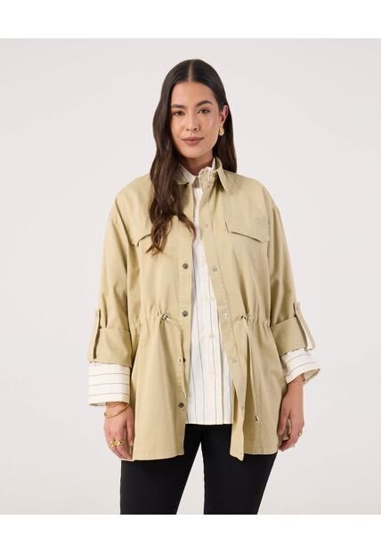 Chaqueta Para Mujer Desestructurada Color Café Marca Patprimo #14080144