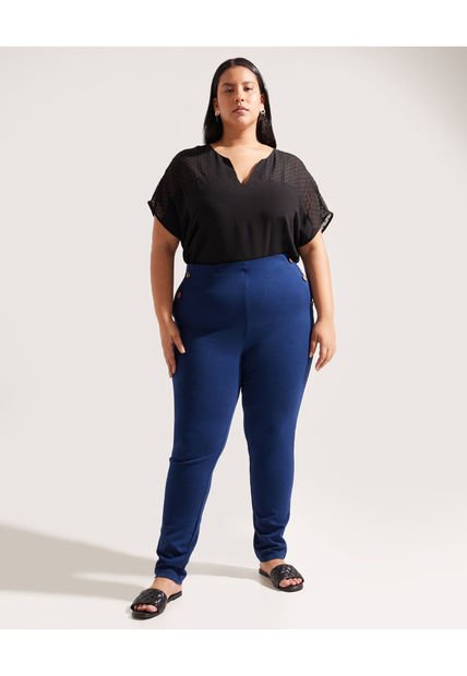 Leggins Para Mujer Largo Color Azul Rey Marca Patprimo #14230300