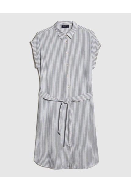 Vestido Para Mujer Manga Corta Color Azul Claro Marca Patprimo #30171003