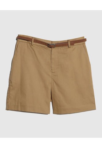 Bermuda Para Mujer  Color Café Claro Marca Patprimo #30100364 Patprimo