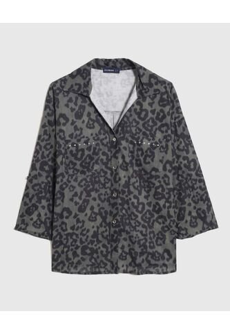 Camisa  Para Mujer Manga Corta Color Verde Marca Patprimo #30010748 Patprimo