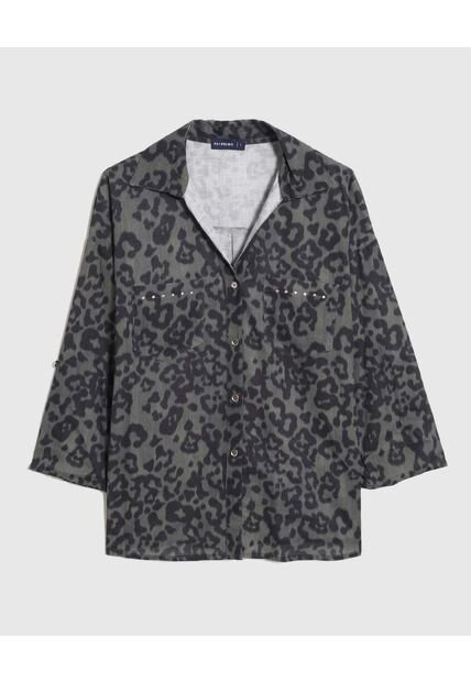 Camisa  Para Mujer Manga Corta Color Verde Marca Patprimo #30010748