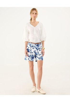 Bermuda Para Mujer  Color Blanco Marca Patprimo #30100365