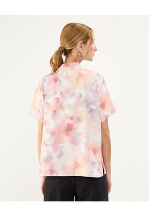 Camisa Para Mujer Manga Corta Color Rosa Marca Patprimo #30010665