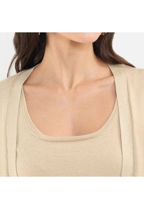 Saco  Para Mujer Abierto Color Café Marca Patprimo #30330610