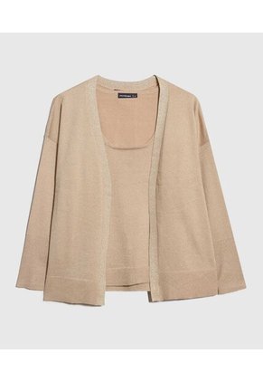 Saco  Para Mujer Abierto Color Café Marca Patprimo #30330610