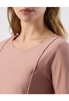 Camiseta  Para Mujer Manga Larga Moda Color Rosa Marca Patprimo #30093843