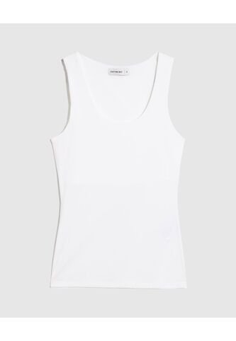 Camiseta  Para Mujer Manga Sisa Cuello Redondo Color Blanco Marca Patprimo #30097783 Patprimo