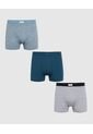 Boxer X3 Para Hombre Fleat Seamer Medio Color Negro Marca Patprimo #44000535 de Patprimo