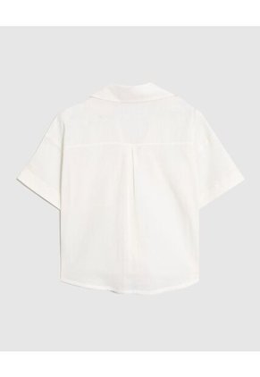 Camisa  Para Mujer Manga Corta Color Blanco Marca Patprimo #30017796
