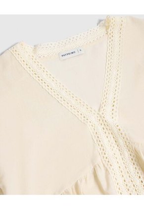 Blusa  Para Mujer Manga 3/4 Color Beige Marca Patprimo #30123650