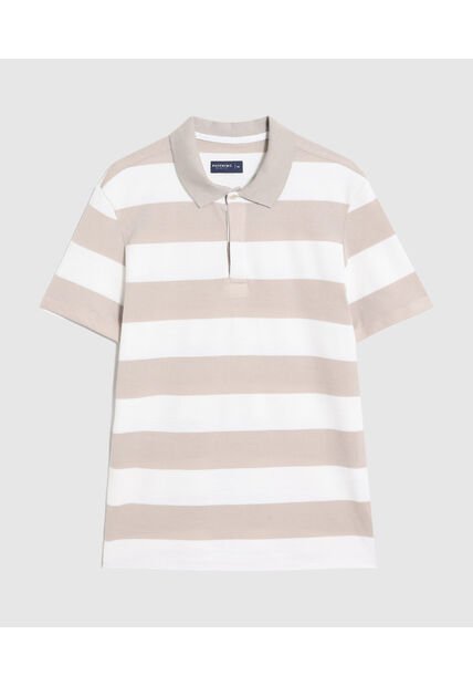 Polo  Para Hombre Cuello Tejido Sin Bolsillo Color Beige Marca Patprimo #44117317