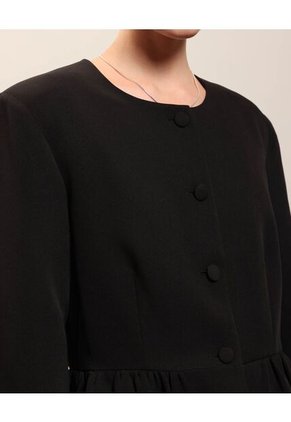 Chaqueta  Para Mujer Estructurada Color Negro Marca Patprimo #30080609