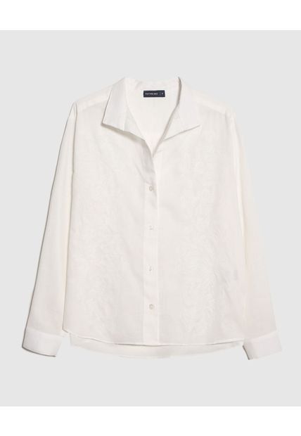 Camisa Para Mujer Manga Larga Color Crema Marca Patprimo #30010674