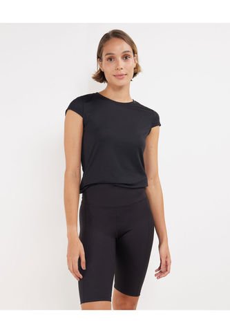 Leggins Para Mujer Corto Color Negro Marca Patprimo #30230804 Patprimo