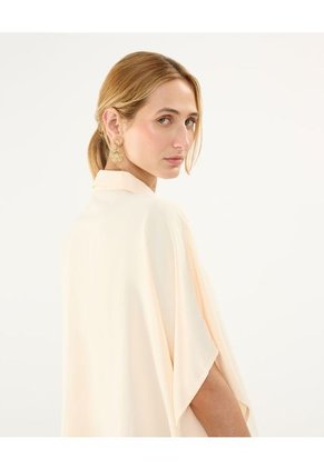 Camisa Manga Corta  Para Mujer Amarillo Patprimo