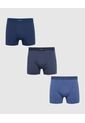 Boxer X3 Para Hombre Fleat Seamer Medio Color Negro Marca Patprimo #44000535 de Patprimo