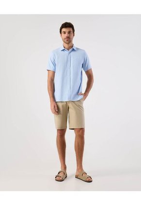 Bermuda Para Hombre Regular Largo Color Café Marca Patprimo #44107274