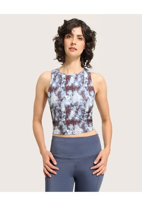 Top Para Mujer Cuello Redondo Color Azul  Marca Patprimo #30220084