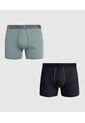 Boxer X2 Para Hombre Filete Medio Color Negro Marca Patprimo #44000527 de Patprimo