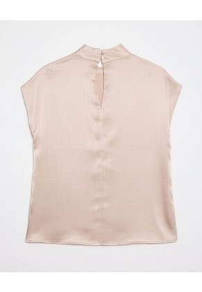 Blusa  Para Mujer Manga Corta Color Beige Marca Patprimo #30123669