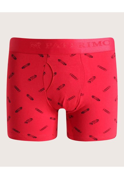 Boxer Para Niño Filete Color Rojo  Marca Patprimo #66000066