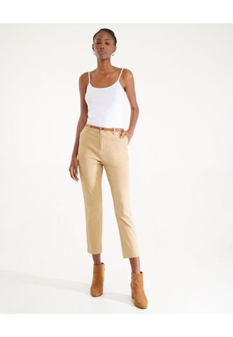 Pantalón Para Mujer Chino Color Beige Marca Patprimo #30071623 Patprimo
