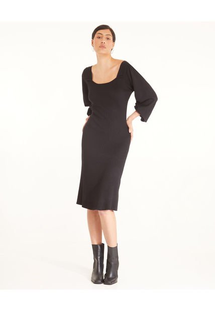 Vestido Para Mujer Manga Larga Color Negro Marca Patprimo #30170838