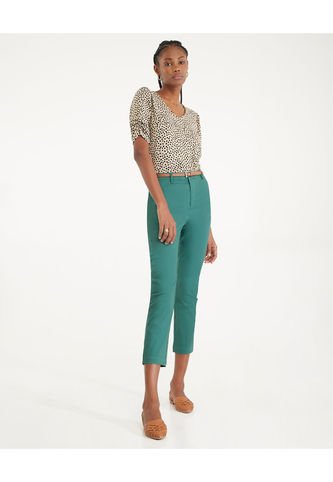 Pantalón Para Mujer Chino Color Verde  Marca Patprimo #30071623 Patprimo