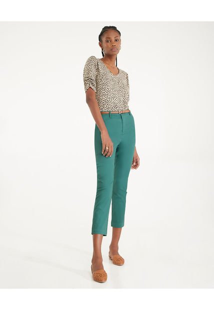 Pantalón Para Mujer Chino Color Verde  Marca Patprimo #30071623