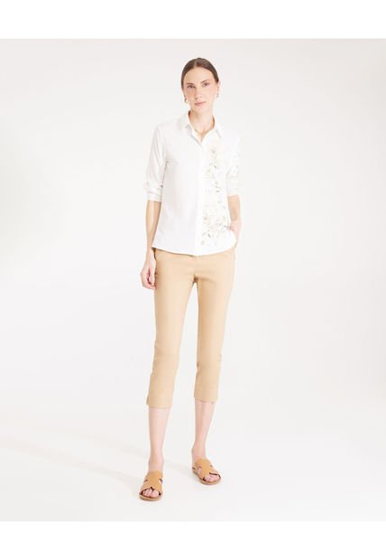 Pantalón Para Mujer Capri Color Beige Marca Patprimo #30071624