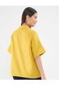Camisa Para Mujer Manga Corta Color Amarillo  Marca Patprimo #14010189 de Patprimo