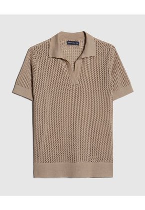 Polo Para Mujer Manga Corta Color Café Marca Patprimo #30110446