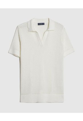 Polo Para Mujer Manga Corta Color Blanco Marca Patprimo #30110446