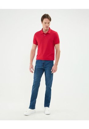 Polo Para Hombre Cuello Tejido Sin Bolsillo Color Rojo Marca Patprimo #44112696