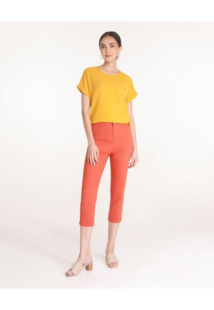 Pantalón Para Mujer Capri Color Rojo  Marca Patprimo #30071456