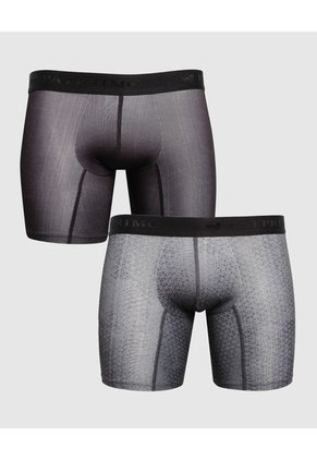 Boxer X2 Para Hombre Fleat Seamer Medio Color Gris Marca Patprimo #44000328