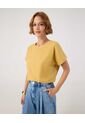 Blusa Para Mujer Manga Corta Color Amarillo Marca Patprimo #30123631 de Patprimo