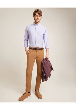 Pantalón Para Hombre Chino Color Café  Marca Patprimo #44071023