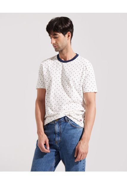 Camiseta Para Hombre Manga Corta Color Blanco Marca Patprimo #44090838