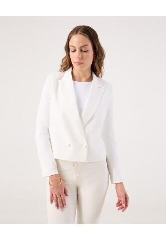 Blazer Para Mujer  Color Blanco Marca Patprimo #30400139 Patprimo