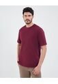 Camiseta Para Hombre Manga Corta Cuello Redondo Color Vino Marca Patprimo #44090938 de Patprimo