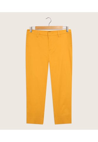 Pantalón Para Mujer Capri Color Amarillo  Marca Patprimo #30071456 Patprimo