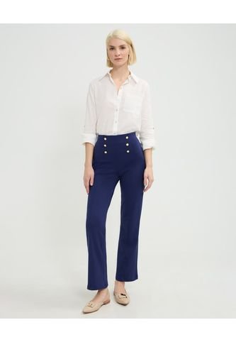 Leggins Para Mujer Largo Color Azul Marca Patprimo #30230845 Patprimo